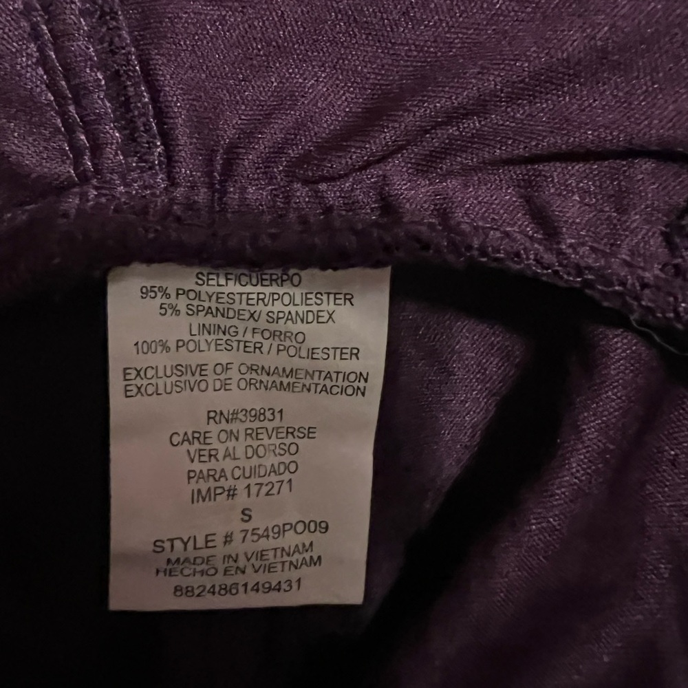 XOXO Purple Sweetheart Bodycon Mini Dress - Picture 3 of 4